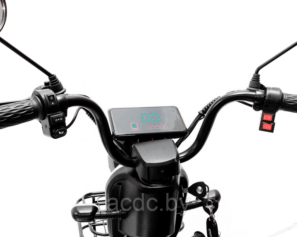 Электротрицикл ZUBR GT X6 (60V 1000 W) дифференциал - фото 9 - id-p225689879