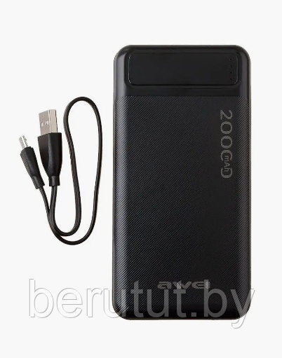 Повербанк Power Bank 20000mah AWEI P6K - фото 8 - id-p225689885