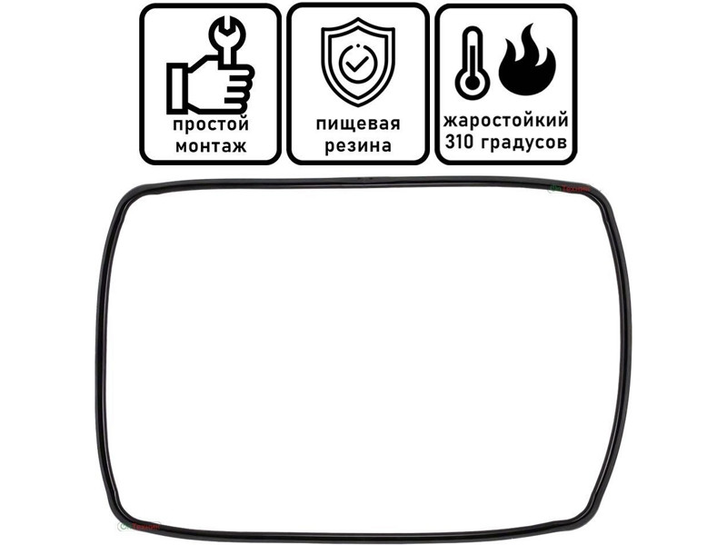 Уплотнительная резина (уплотнитель) двери духовки Electrolux COK704ZN (3871945105, 3304263017, 3304920188, - фото 5 - id-p139611024