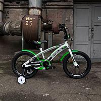 Велосипед детский Stels Shadow 16 белый/зеленый