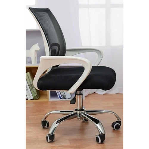 Кресло SITUP MIX 696 White chrome  (сетка Dark Gray/ Dark Gray)