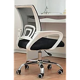 Кресло SITUP MIX 696 White chrome  (сетка Dark Gray/ Dark Gray), фото 2