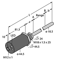 Датчик линейных перемещений TURCK LTX1650M-F10-SSI2-GAF1-X3-H1161