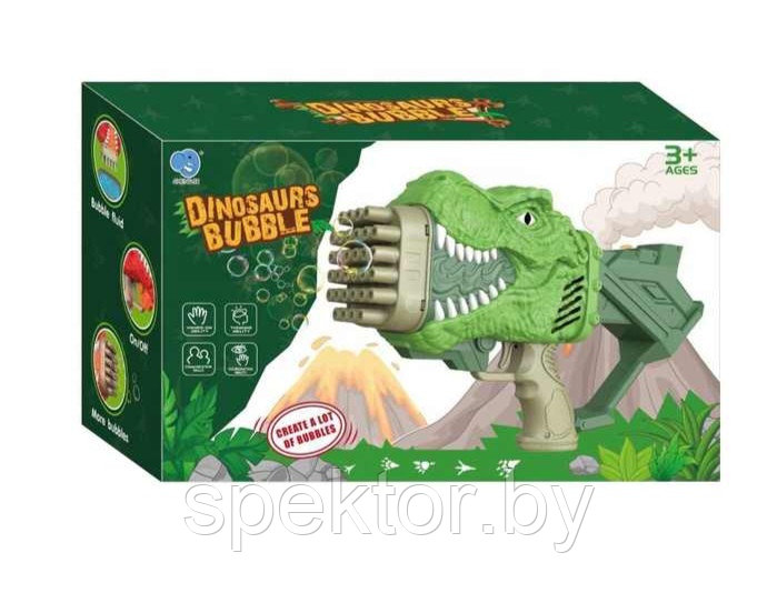 Генератор мыльных пузырей Динозавр