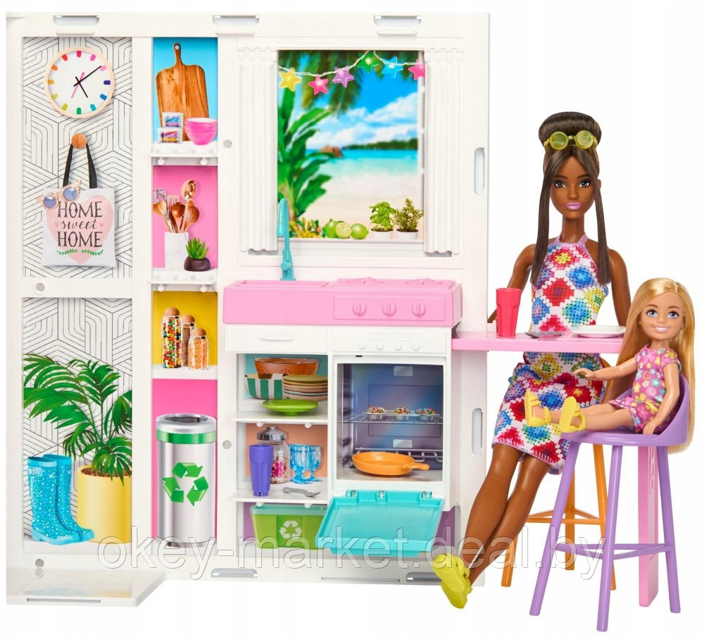Кукольный домик Barbie - Уютный дом HRJ76 - фото 3 - id-p225690296