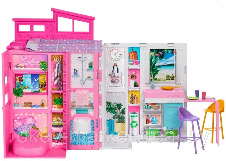 Кукольный домик Barbie - Уютный дом HRJ76 - фото 2 - id-p225690296