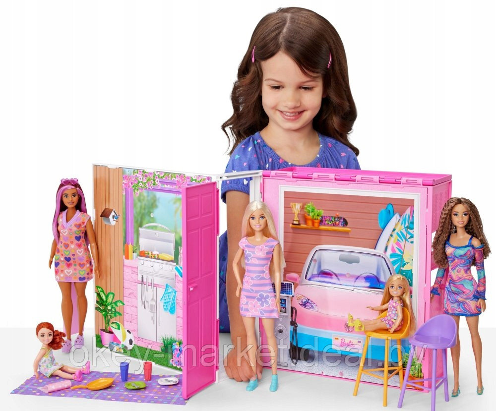 Кукольный домик Barbie - Уютный дом HRJ76 - фото 5 - id-p225690296