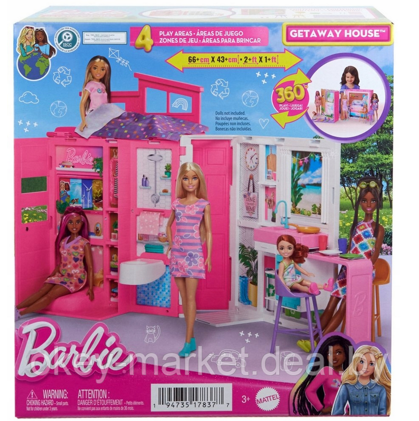 Кукольный домик Barbie - Уютный дом HRJ76 - фото 10 - id-p225690296