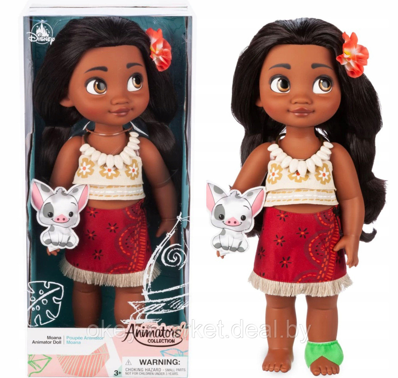 Кукла Моана Disney Animators' Collection Moana Doll - фото 6 - id-p170018349