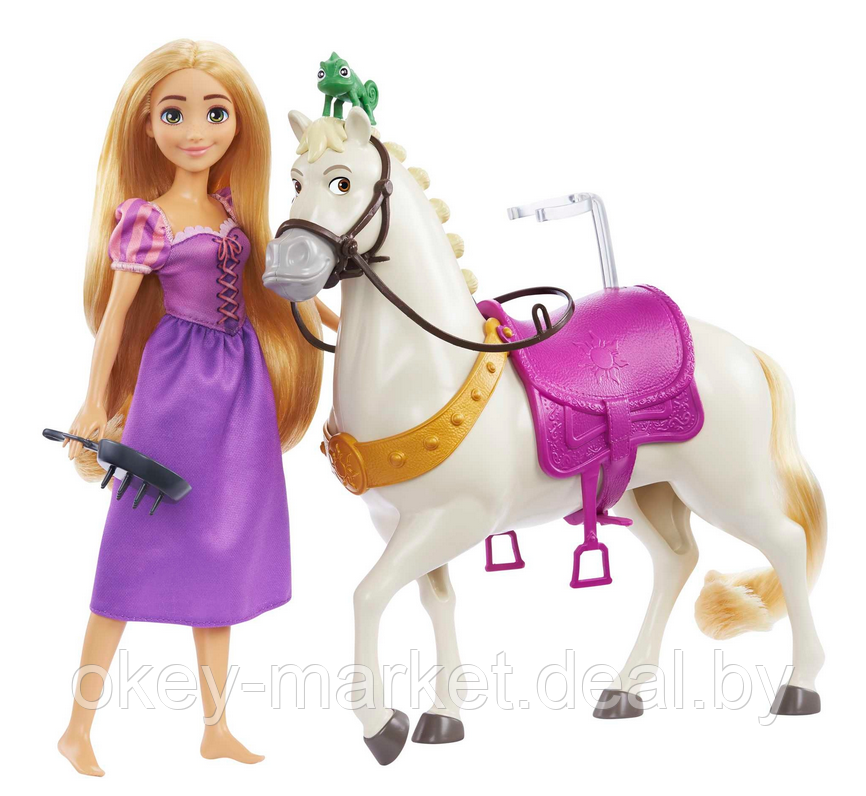 Кукла Disney Princess Рапунцель и Максимус HLW23 - фото 1 - id-p225690420