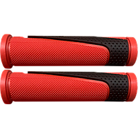 Ручки 00-170468 на руль H305 резиновые 130мм черно-красные
