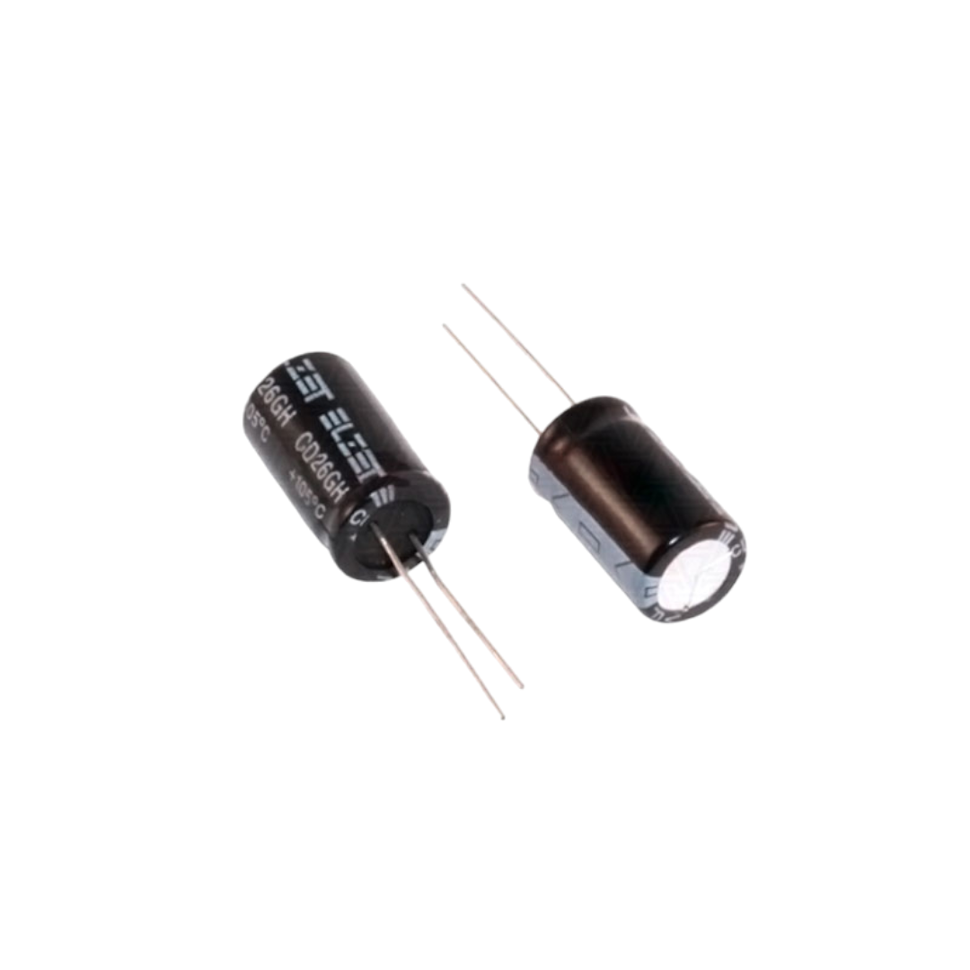 Конденсатор электролитический выводной 10uF 400v 8х12 105С (40780)(48306) - фото 1 - id-p225597921
