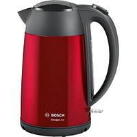 Чайник электрический Bosch TWK3P424 1.7л. 2400Вт красный (корпус: нержавеющая сталь)