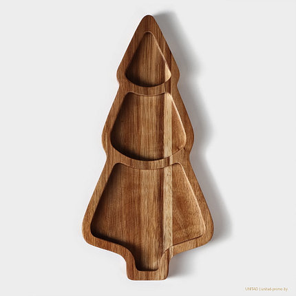 Менажница Ёлочка, 30×15×1,8 см, акация, фото 2