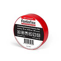 90807 Изолента ПВХ 15x0.13х20 (красн) (Fortisflex)