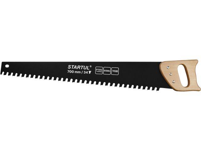 Ножовка по газобетону 700мм 34 зуба с напайками STARTUL MASTER (ST4084-34) (по пенобетону) - фото 1 - id-p199933995