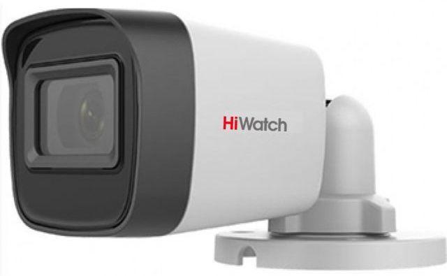 Камера видеонаблюдения аналоговая HiWatch DS-T500(C) 2.8-28мм HD-CVI HD-TVI цветная корп.:белый - фото 1 - id-p225691935