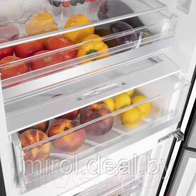 Холодильник с морозильником Maunfeld MFF 200NFB - фото 8 - id-p225704243