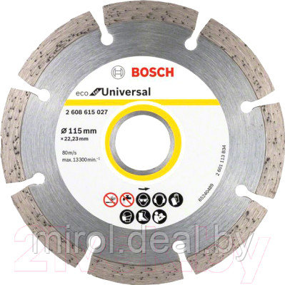 Отрезной диск алмазный Bosch 2.608.615.040 - фото 1 - id-p225704324