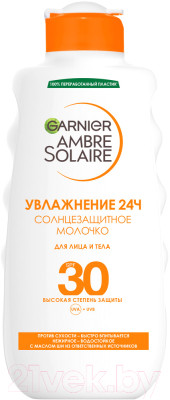 Молочко солнцезащитное Garnier Ambre Solaire SPF30 - фото 2 - id-p225704878