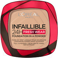 Пудра компактная L'Oreal Paris Infaillible 24h Fresh Wear тон 130