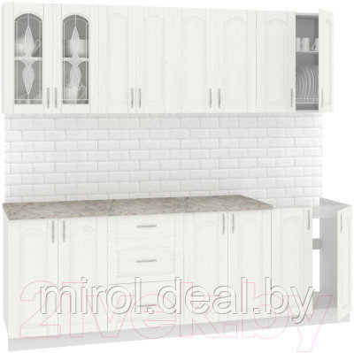 Готовая кухня Кортекс-мебель Корнелия Ретро 2.3м - фото 1 - id-p225704599