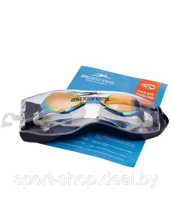 Очки для плавания 25DEGREES Sonic Mirror White 25D21012M,очки для плавания, очки для плавания в бассейне - фото 4 - id-p225706647