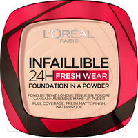 Пудра компактная L'Oreal Paris Infaillible 24h Fresh Wear тон 180