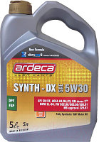 Моторное масло Ardeca Synth-DX 5W30 / P01155-ARD005