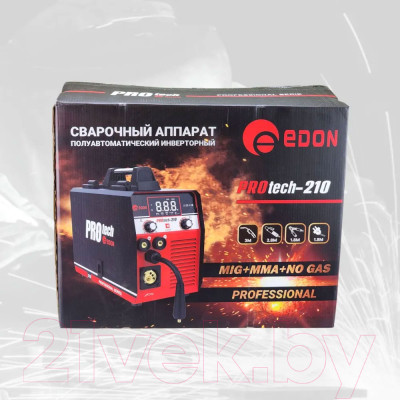 Полуавтомат сварочный Edon Pro tech-210 - фото 10 - id-p225711504