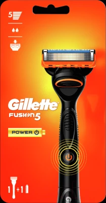 Бритвенный станок Gillette Fusion Power с элементом питания - фото 5 - id-p225714110