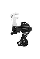Переключатель задний Shimano Tourney ARDTY200GSLB, 2-2130, 6-7 ск. крюк, черный