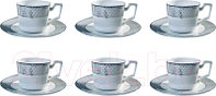 Набор для чая/кофе Lenardi Севилья серебро 145-563