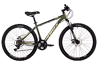 Велосипед FOXX 26" CAIMAN зеленый,сталь, размер 14"