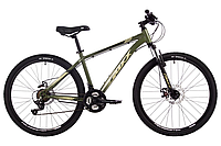 Велосипед FOXX 26" CAIMAN зеленый,сталь, размер 18"