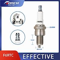 Свеча зажигания TORCH F6RTC (Китай), для двигателя мотоблока, культиватора и газонокосилок, аналог BRISK