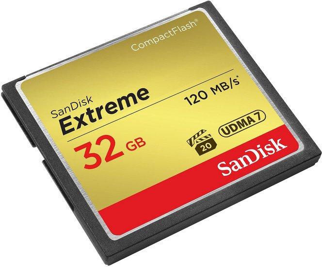 Карта памяти SanDisk Extreme CompactFlash 32GB [SDCFXSB-032G-G46] - фото 2 - id-p225723506
