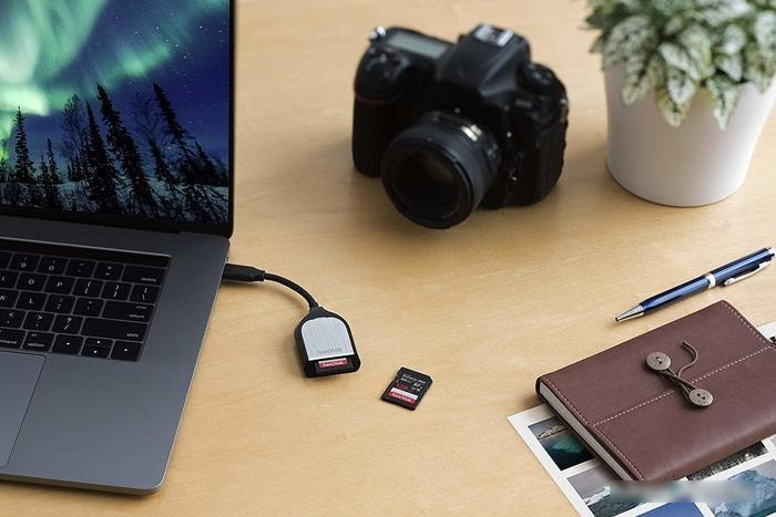 Кардридер SanDisk Extreme Pro SD USB-C SDDR-409-G46 - фото 4 - id-p225723527