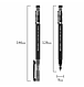 Ручка гелевая BRAUBERG "X-WRITER 1800", черная, стандартный узел 0,5 мм, фото 4