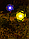 Садовый фонарь Чудестный Сад Пион желтый вращающийся, светодиод, на солнечной батарее, фото 6