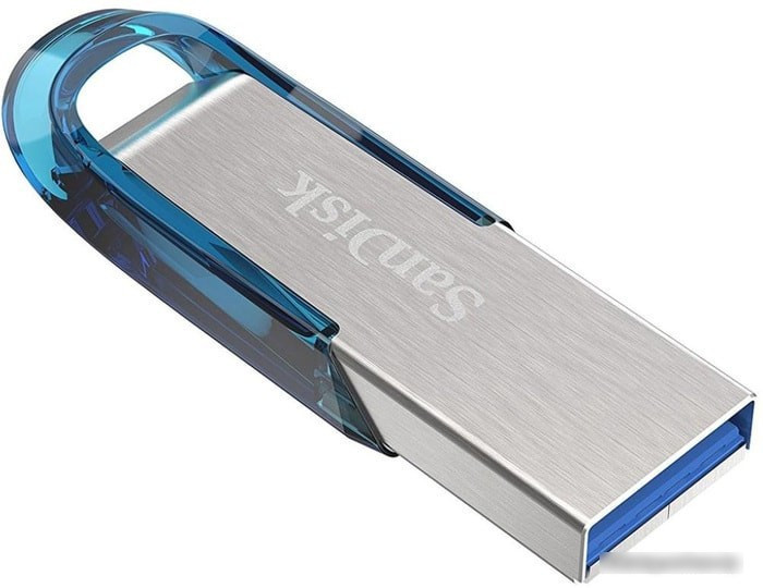 USB Flash SanDisk Cruzer Ultra Flair CZ73 32GB (синий) - фото 3 - id-p225723496