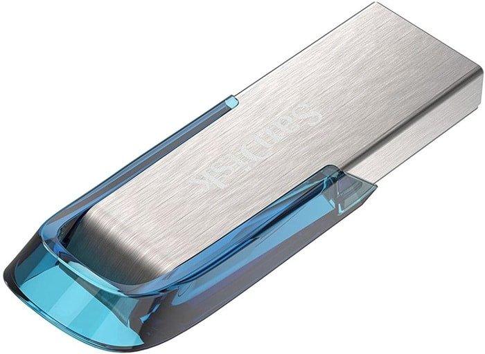 USB Flash SanDisk Cruzer Ultra Flair CZ73 32GB (синий) - фото 4 - id-p225723496