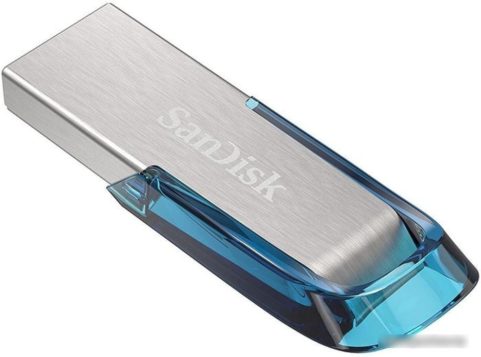 USB Flash SanDisk Cruzer Ultra Flair CZ73 32GB (синий) - фото 5 - id-p225723496