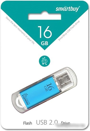 USB Flash Smart Buy 8GB V-Cut Blue [SB8GBVC-B] - фото 4 - id-p225723503