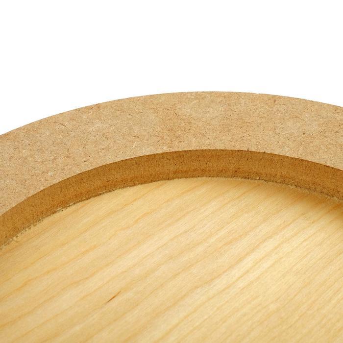 Планшет круглый деревянный фанера d-30 х 2 см, сосна, Calligrata - фото 3 - id-p225727050
