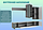 Стенка Сканди НМ-001 Серый шифер/Грин грей софт. Производство Россия.М, фото 2