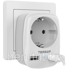 Cетевой фильтр Tessan TS-611-DE (серый)