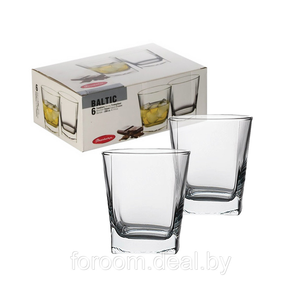 Набор стаканов для виски 205 мл (6 шт.) Pasabahce Baltic 41280 469229 - фото 1 - id-p225732400