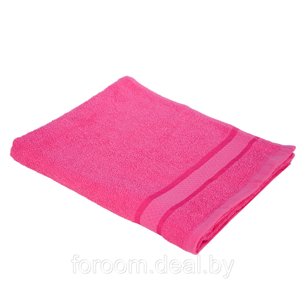 Полотенце махровое 40х70см, ярко-розовое Foroom Грейс OE16/1/4070/2