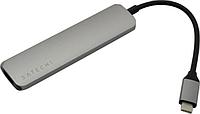 Satechi ST-CMAM Кабель-адаптер USB-C - HDMI(F)+2xUSB3.0+USB-C